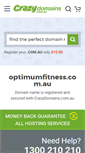 Mobile Screenshot of optimumfitness.com.au